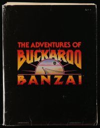 7a452 ADVENTURES OF BUCKAROO BANZAI presskit '84 Peter Weller, Ellen Barkin, Chris Lloyd!