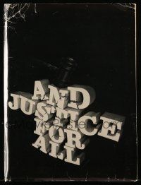 7a454 AND JUSTICE FOR ALL presskit '79 directed by Norman Jewison, Al Pacino is out of order!