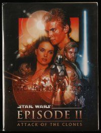 7a455 ATTACK OF THE CLONES presskit '02 Star Wars Episode II, artwork by Drew Struzan, with CD!