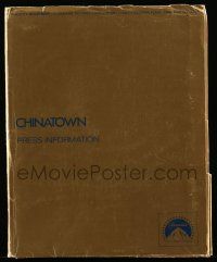 7a460 CHINATOWN presskit '74 Jack Nicholson, Faye Dunaway, Roman Polanski classic!