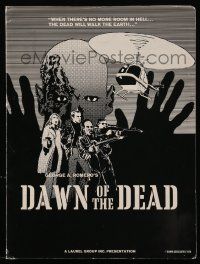 7a462 DAWN OF THE DEAD presskit '79 George Romero, completely different zombie cover art!