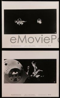 7a830 2001: A SPACE ODYSSEY 7 8x10 stills '68 Stanley Kubrick, cool images in Cinerama format!