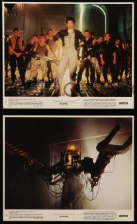 7a509 ALIENS 8 8x10 mini LCs '86 James Cameron, Sigourney Weaver as Ripley, great images!