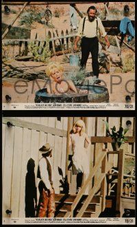 7a510 BALLAD OF CABLE HOGUE 8 8x10 mini LCs '70 Sam Peckinpah, Jason Robards, sexy Stella Stevens!