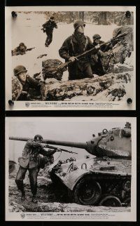 7a761 BATTLE OF THE BULGE 9 8x10 stills '66 Telly Savalas, great WWII battle images, Nazis!