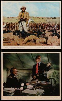7a512 CUSTER OF THE WEST 8 color 8x10 stills '68 Jeff Hunter, Ty Hardin, directed by Robert Siodmak!