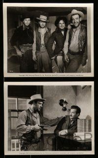 7a799 DALTONS RIDE AGAIN 8 8x10 stills '45 western images of Lon Chaney Jr., Alan Curtis, Beery!