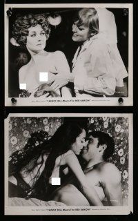 7a802 FANNY HILL MEETS THE RED BARON 8 8x10 stills '68 naked Susan Evans, dog-fights & orgies!