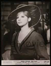 7a974 FUNNY GIRL 2 8x10 stills '69 Barbra Streisand with great hat and in short dress!