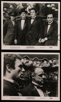 7a805 GODFATHER 8 8x10 stills '72 Marlon Brando, Duvall, Francis Ford Coppola crime classic!