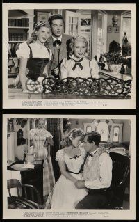 7a779 SWEETHEARTS ON PARADE 9 8x10 stills '53 Ray Middleton, Lucille Norman, small town romance!