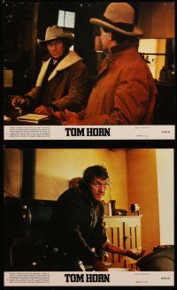 7a540 TOM HORN 7 8x10 mini LCs '80 great images of tough cowboy Steve McQueen and Linda Evans!