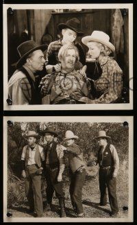7a780 VALLEY OF THE LAWLESS 9 8x10 stills '36 Johnny Mack Brown, Joyce Compton, Gabby Hayes!