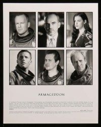7a381 ARMAGEDDON presskit w/ 7 stills '98 Bruce Willis, Ben Affleck, Billy Bob Thornton, Liv Tyler