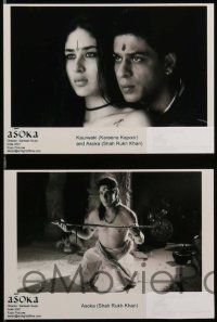7a326 ASOKA presskit w/ 8 stills '01 Bollywoood, Kareena Kapoor, Shah Rukh Khan in the title role!