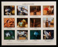 7a385 BUG'S LIFE presskit w/ 7 stills '98 Walt Disney, cute Pixar CG insect cartoon!