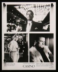 7a280 CASINO presskit w/ 9 stills '95 Martin Scorsese, Robert De Niro & Sharon Stone, Joe Pesci