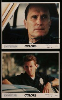 7a021 COLORS presskit w/ 23 stills '88 Sean Penn & Duvall as cops, directed by Dennis Hopper!