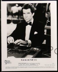 7a100 GOLDENEYE presskit w/ 14 stills '95 Pierce Brosnan as Bond, Scorupco, Famke Janssen!
