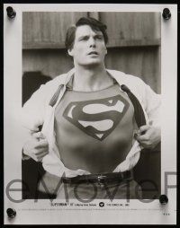 7a405 SUPERMAN III presskit w/ 7 stills '83 Christopher Reeve, Richard Pryor, Margot Kidder