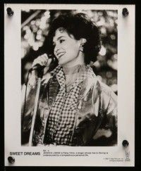 7a062 SWEET DREAMS presskit w/ 17 stills '85 pretty Jessica Lange & Ed Harris in Patsy Cline bio!