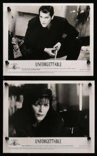 7a372 UNFORGETTABLE presskit w/ 8 stills '96 Ray Liotta, Linda Fiorentino, directed by John Dahl!
