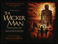 7b483 WICKER MAN DS British quad R13 Christopher Lee, Britt Ekland, cult horror classic!