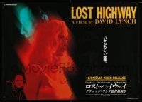 7b658 LOST HIGHWAY Japanese video 29x41 '97 directed by David Lynch, different wild images!