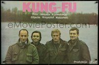 7b924 KUNG-FU Polish 25x38 '79 cool image of top cast in front of lake!
