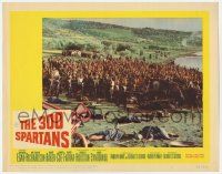 7c239 300 SPARTANS LC #8 '62 great far shot of the the mighty battle of Thermopylae!