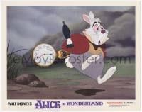 7c255 ALICE IN WONDERLAND LC R74 Disney cartoon classic, rabbit is late for a very important date!