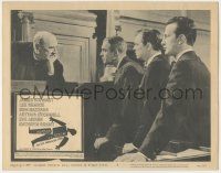 7c260 ANATOMY OF A MURDER LC #3 '59 Stewart, George C. Scott & lawyer conference with Judge Welsh!