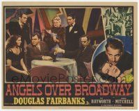 7c266 ANGELS OVER BROADWAY LC '40 Rita Hayworth, Douglas Fairbanks Jr. & others in nightclub!