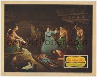 7c268 ANNA & THE KING OF SIAM LC '46 Irene Dunne stops man from whipping Linda Darnell's lover!