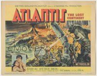 7c023 ATLANTIS THE LOST CONTINENT TC '61 George Pal underwater sci-fi, cool fantasy art by Smith!
