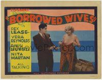 7c051 BORROWED WIVES TC '30 sexy barely dressed Vera Reynolds pretends to be married to Rex Lease!