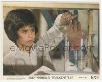7d043 ANDY WARHOL'S FRANKENSTEIN 8x10 mini LC #3 '74 Baron's son Marco Liofredi with severed hand!