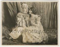7d138 ARAB 7.75x10 still '24 great close up of concerned Ramon Novarro holding pretty Alice Terry!