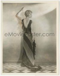 7d168 BETTY COMPSON 8x10 still '30 full-length portrait in a sophisticated backless evening gown!