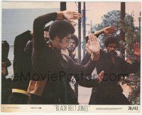 7d044 BLACK BELT JONES 8x10 mini LC #7 '74 wonderful image of Jim Dragon Kelly training others!
