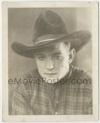 7d212 BUCK JONES deluxe 8x10 still '20s head & shoulders portrait of the great cowboy star!