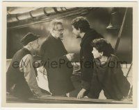 7d230 CAPTAINS COURAGEOUS 8x10 still '37 Freddie Bartholomew watches Tracy & Barrymore argue!