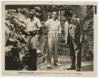 7d248 CHARLIE CHAN IN EGYPT 8x10.25 still '35 Warner Oland by Stepin Fetchit turning on generator!