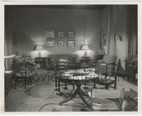 7d250 CHICAGO SYNDICATE set reference 8.25x10 still '55 the interior of the Drake Hotel room!