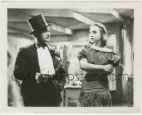 7d274 CRIME WITHOUT PASSION TV 8.25x10 still R58 Claude Rains in top hat & tails glaring at Margo!
