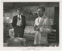 7d476 I WALK ALONE 8x10 still '48 George Rigaud stares at worried Kirk Douglas with cigarette!