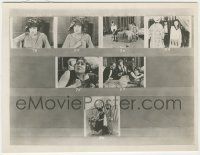 7d480 IMPOSSIBLE MRS. BELLEW 8x10 key book contact sheet '22 images of Gloria Swanson, lost film!