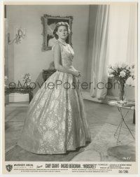 7d485 INDISCREET 7.75x9.75 still '58 Ingrid Bergman in elegant gown, directed by Stanley Donen!