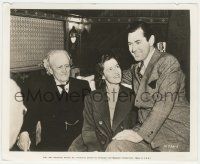 7d517 JOHNNY MACK BROWN 8.25x10 still '37 with his father-in-law Judge Foster & Virginia Friedman!