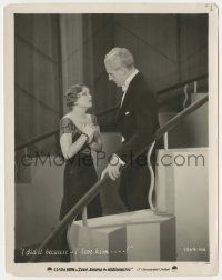 7d593 LOVE AMONG THE MILLIONAIRES 8x10 still '30 Clara Bow tells Claude King she did it for love!